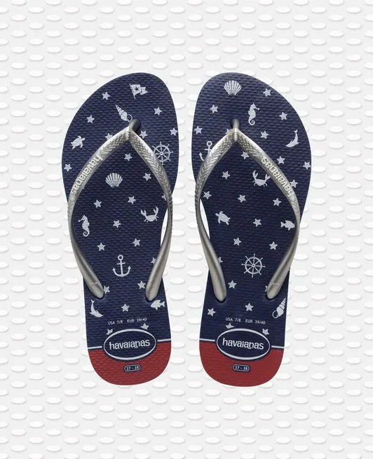 Havaianas Slim Nautical Flip Flops