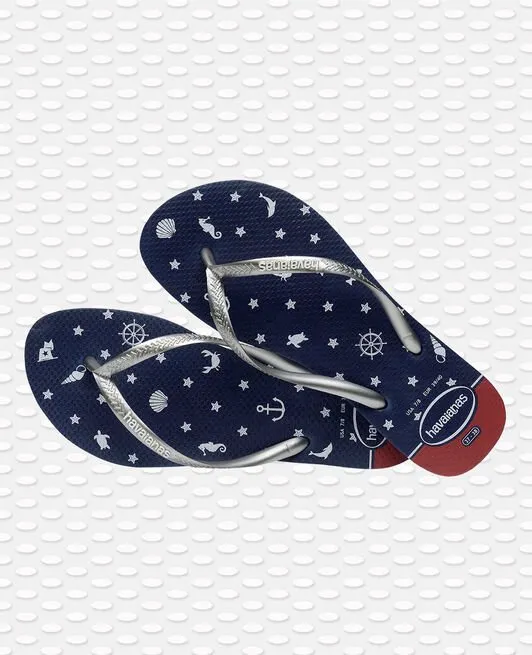 Havaianas Slim Nautical Flip Flops