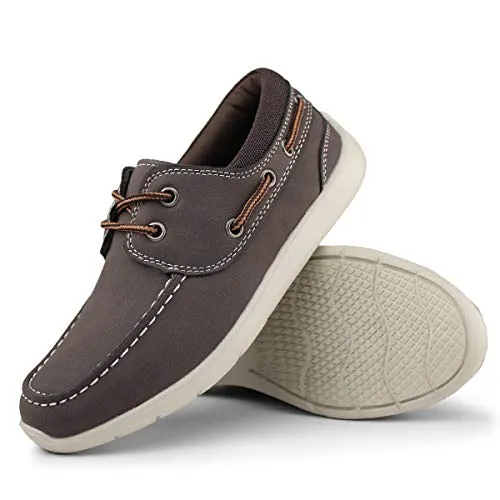 Hawkwell Kids Boys Loafers, Brown PU, Size 13 M US