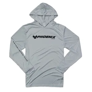 Hooded LS Sun Tee - Aluminum