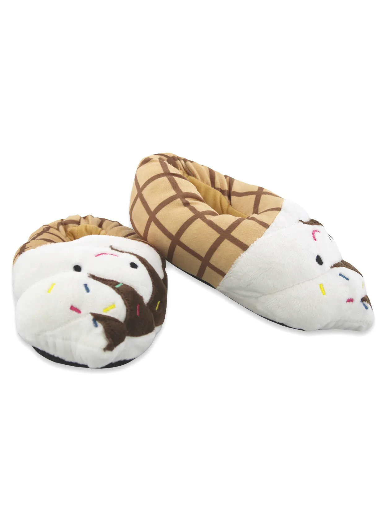 Ice Cream Plush Slippers