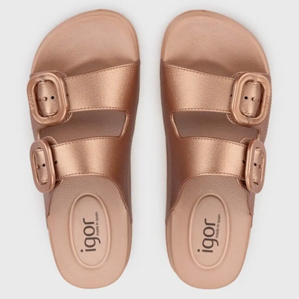 Igor Habana Sliders Metal Bronze S10345