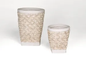 Indonesian Beaded Baskets- Shell