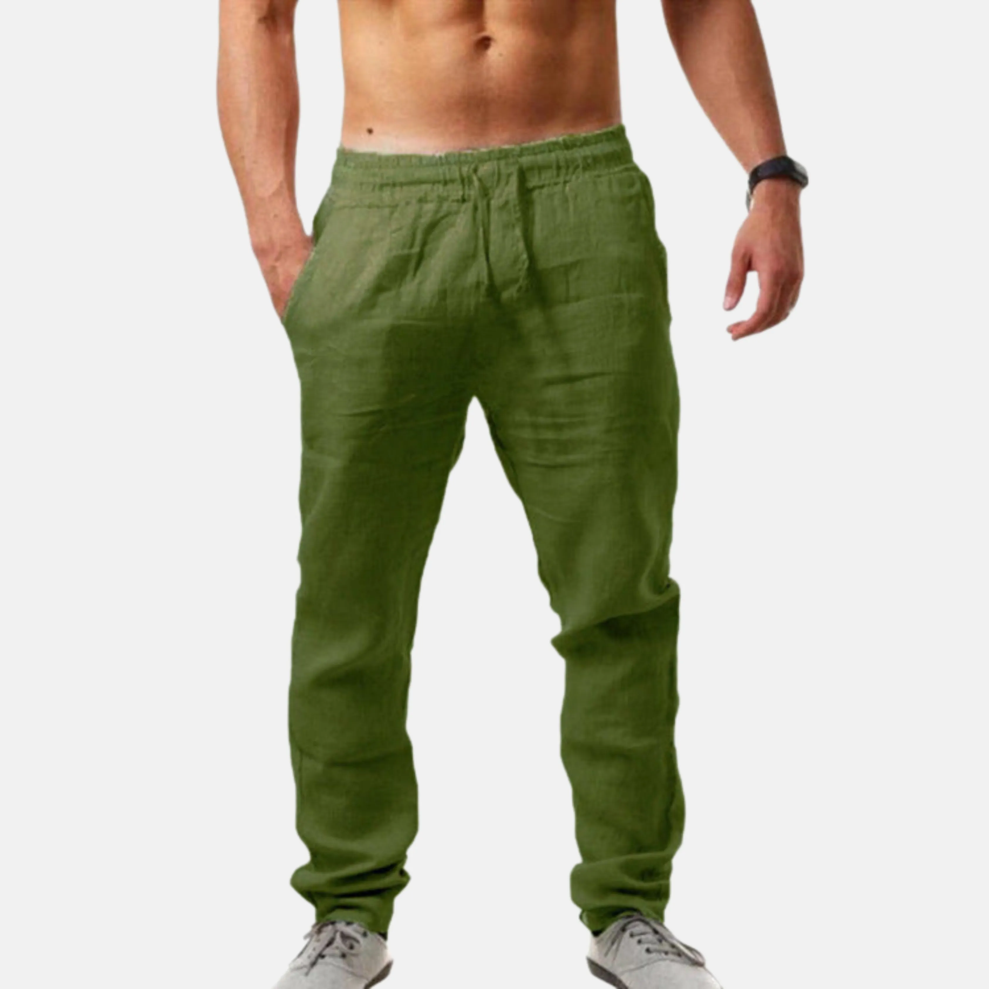 James | Linen trousers with style for men