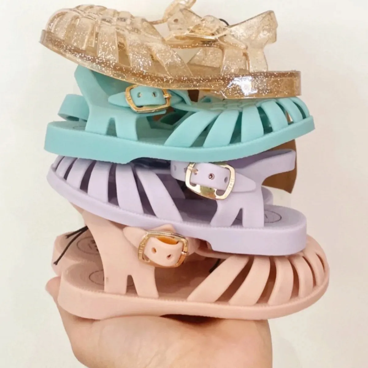 Jelly Sandals - Rose Smoke