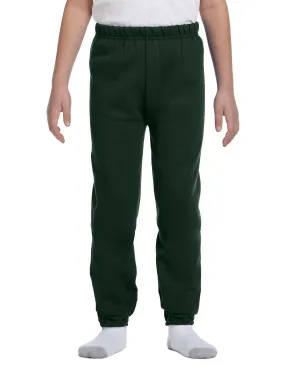 Jerzees Youth Lightweight Fleece Sweatpants | Forest Green
