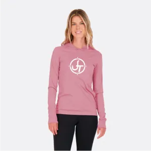 JT Pink Solar Hooded Long Sleeve
