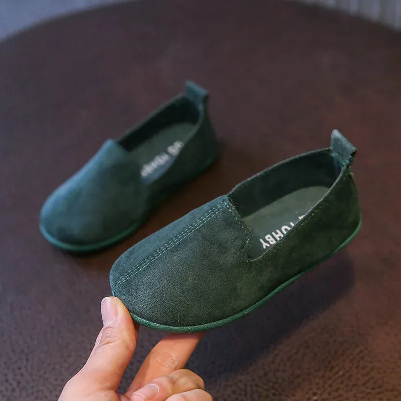 Kids Shoes  Children Casual Loafers Pure Color Boys Girls Lightweight Leisure Shoes
