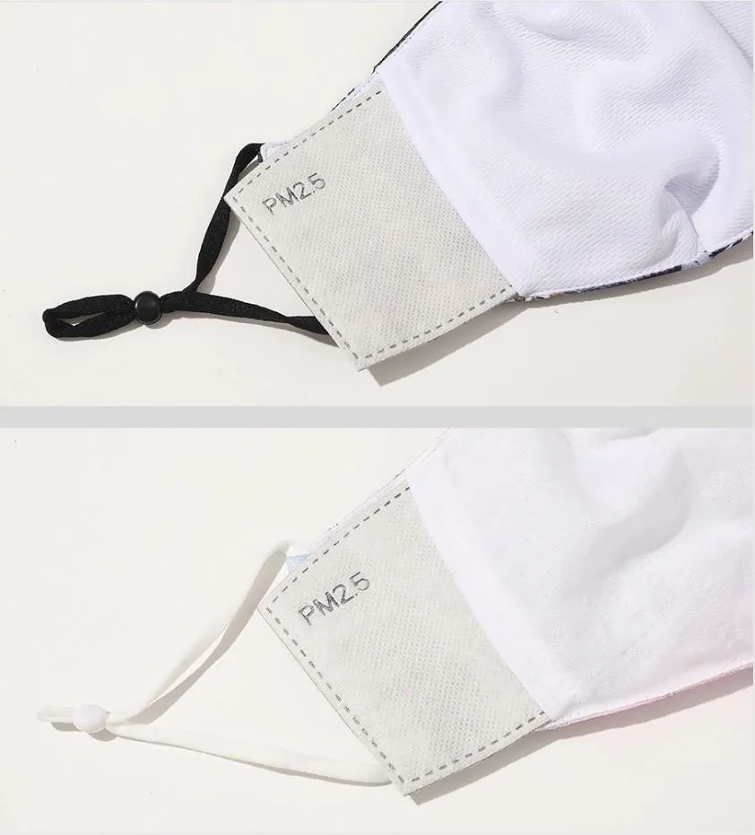 Kutehealth Designed Washable Mouth Cover with 3Pcs 5 Layers Filters -BENGAL