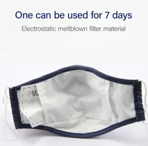 Kutehealth Designed Washable Mouth Cover with 3Pcs 5 Layers Filters -BENGAL