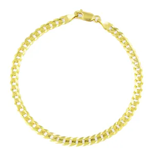 [Lobster Lock] Lightweight Italian Cuban Bracelet (14K)
