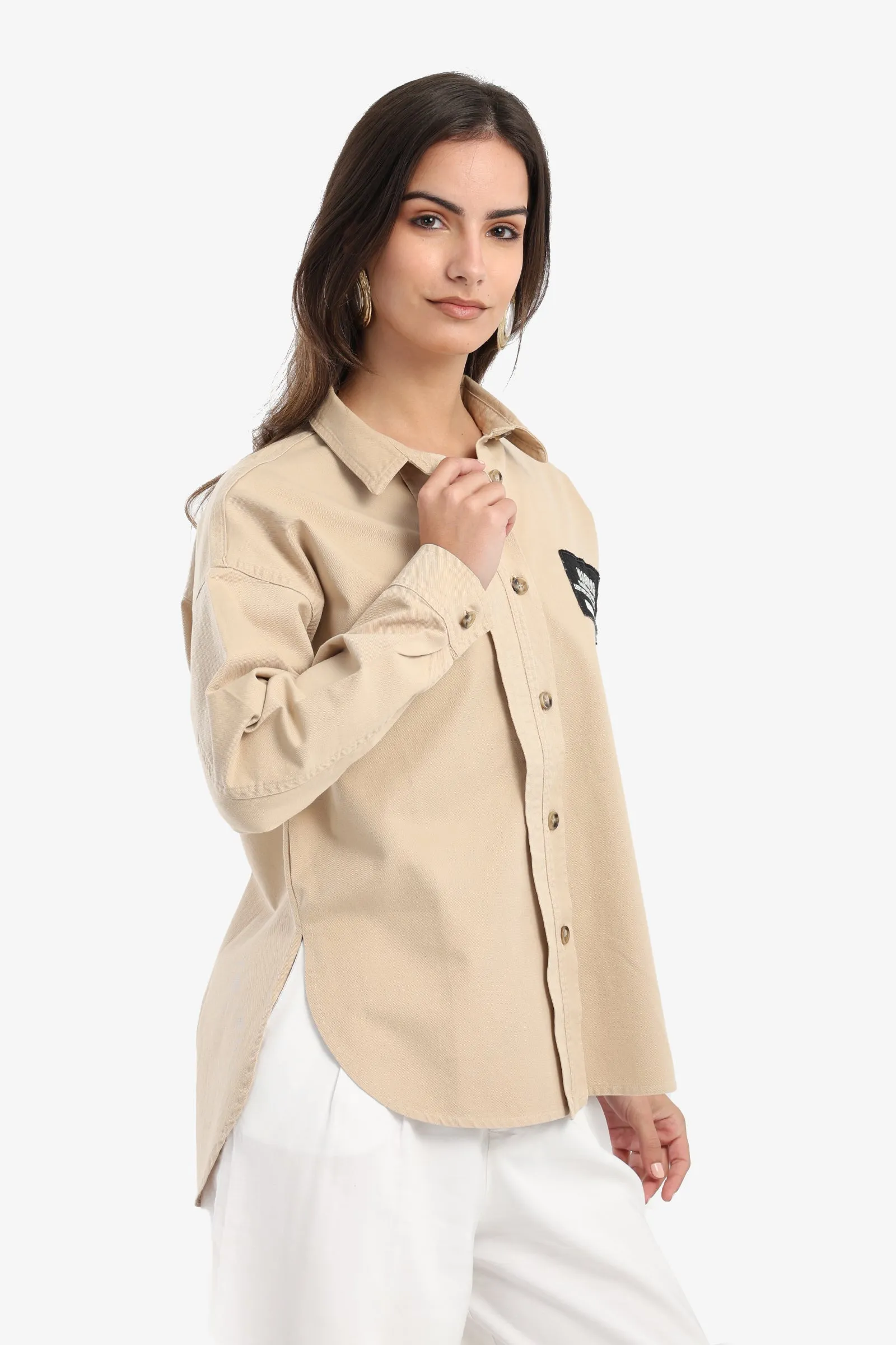 Long Sleeve Shirt With Print