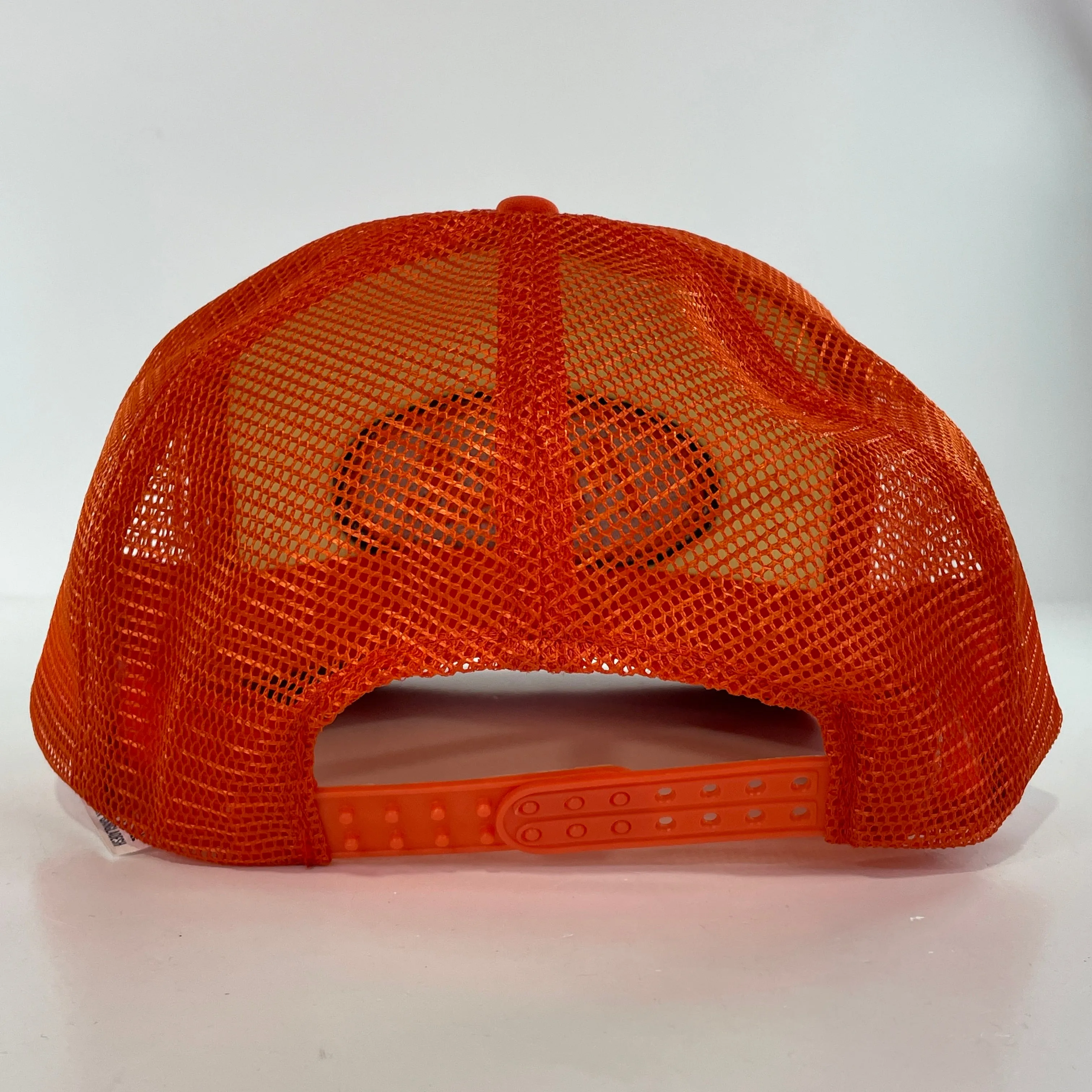 Mack Trucks Custom Embroidered Orange Mesh SnapBack cap Hat