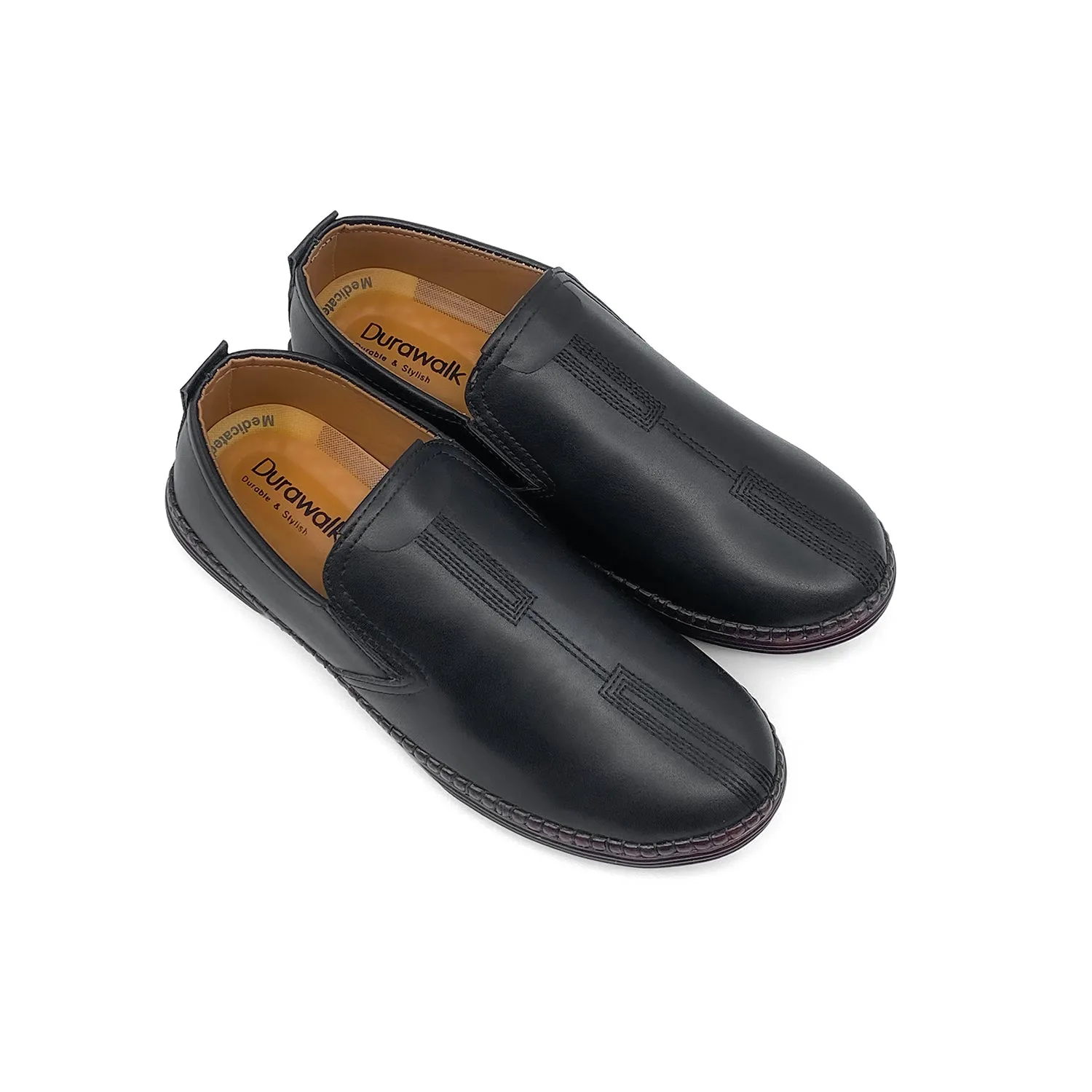 Medisole Black | Mens Black Brogues