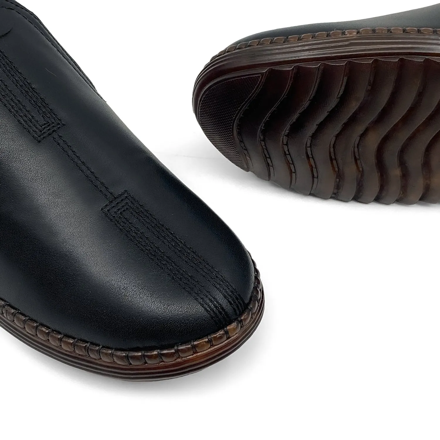 Medisole Black | Mens Black Brogues