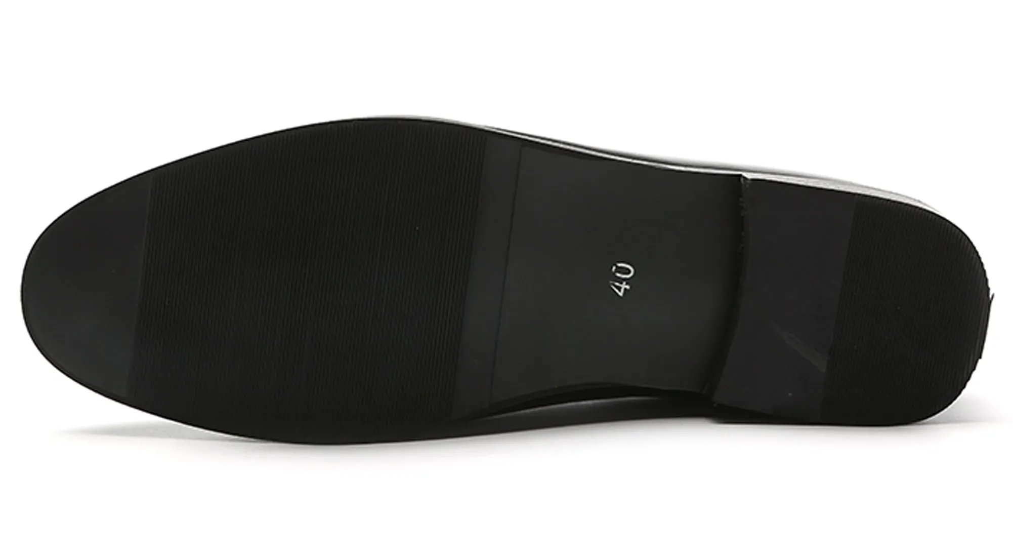 Men's Leather Bow Loafers
