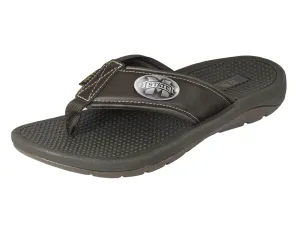 Mississippi State Bulldogs Men's Collegiate Brown Flip Flop Sandal.