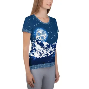Mountain Moon - Tahoe Sugar Skull Athletic T-shirt