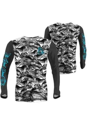 Multifish Long Sleeve Charcoal Performance Dri-Fit (LS20)