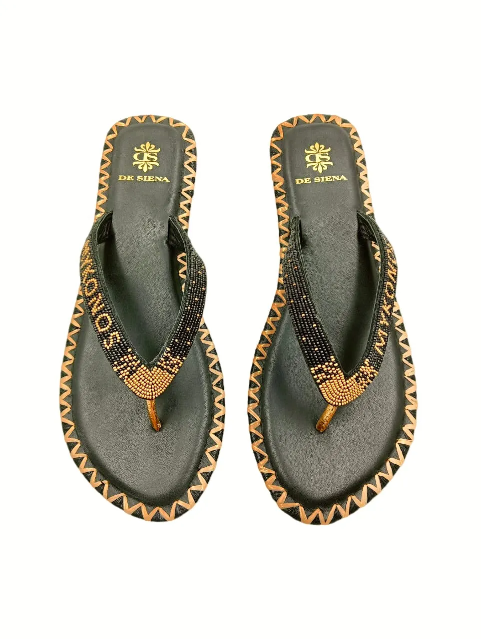 MYKONOS BEADED DÉGRADÉ RESORT FLIP FLOPS