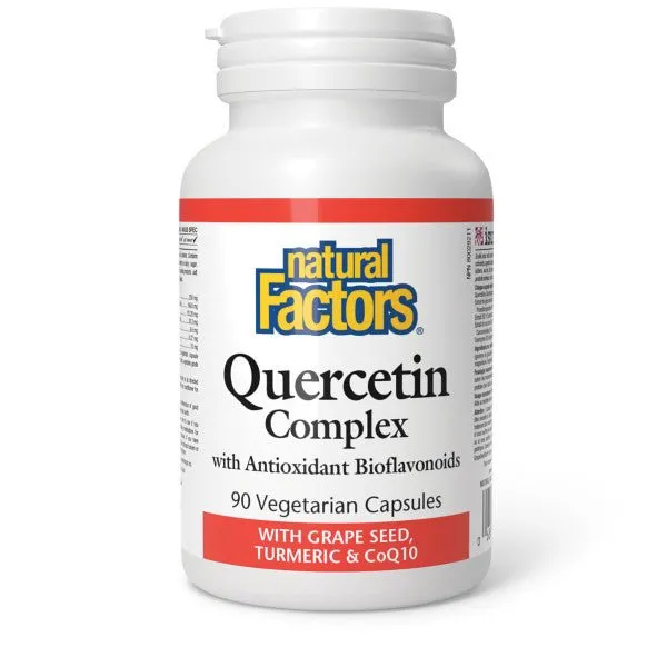 Natural Factors Quercetin Complex 560 mg  90 Veg Capsules