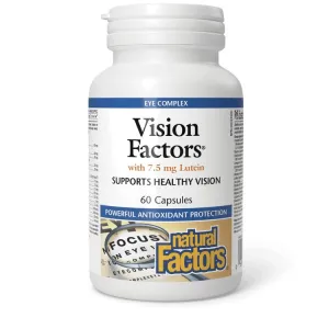 Natural Factors Vision Factors with 7.5 mg Lutein 60 Capsules