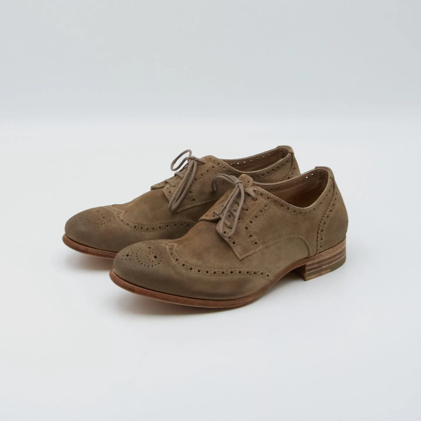 n.d.c. made by hand Ladies Suede  Brogues Shoes