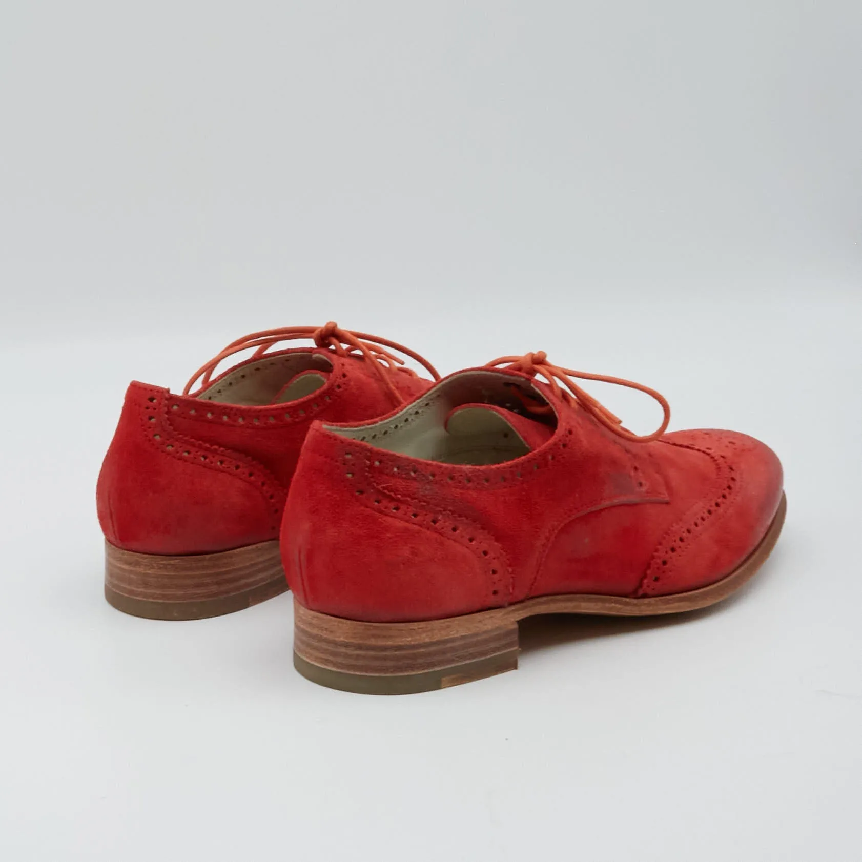 n.d.c. made by hand Ladies Suede  Brogues Shoes