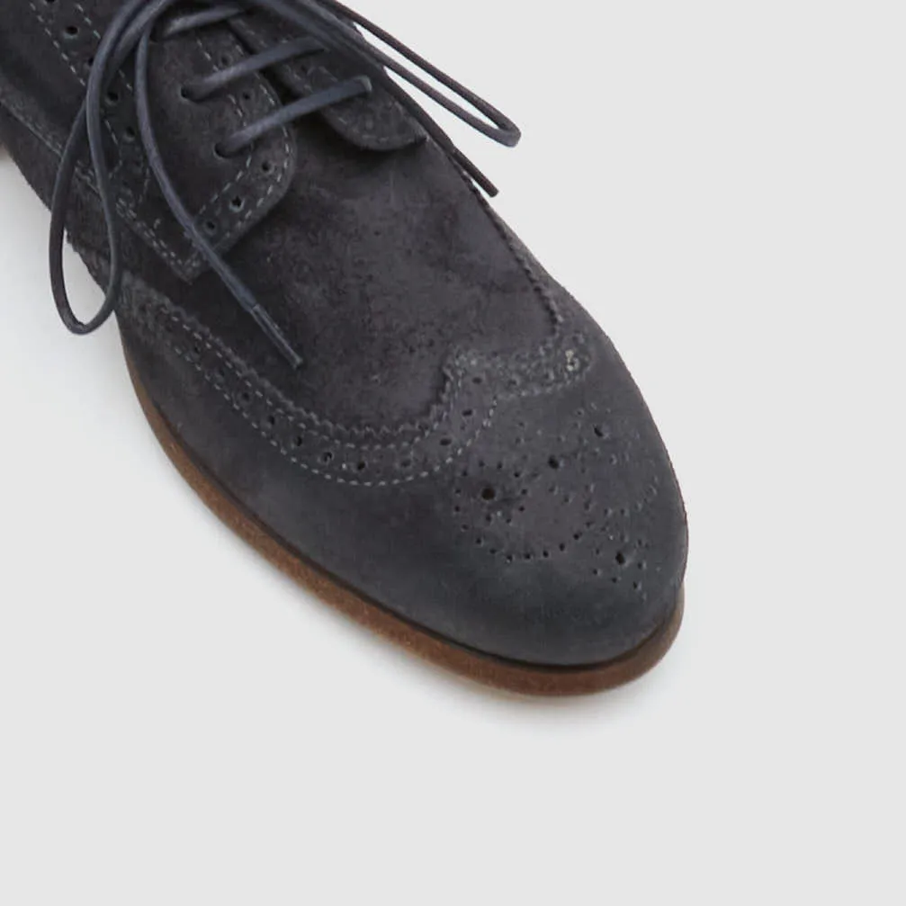 n.d.c. made by hand Ladies Suede  Brogues Shoes