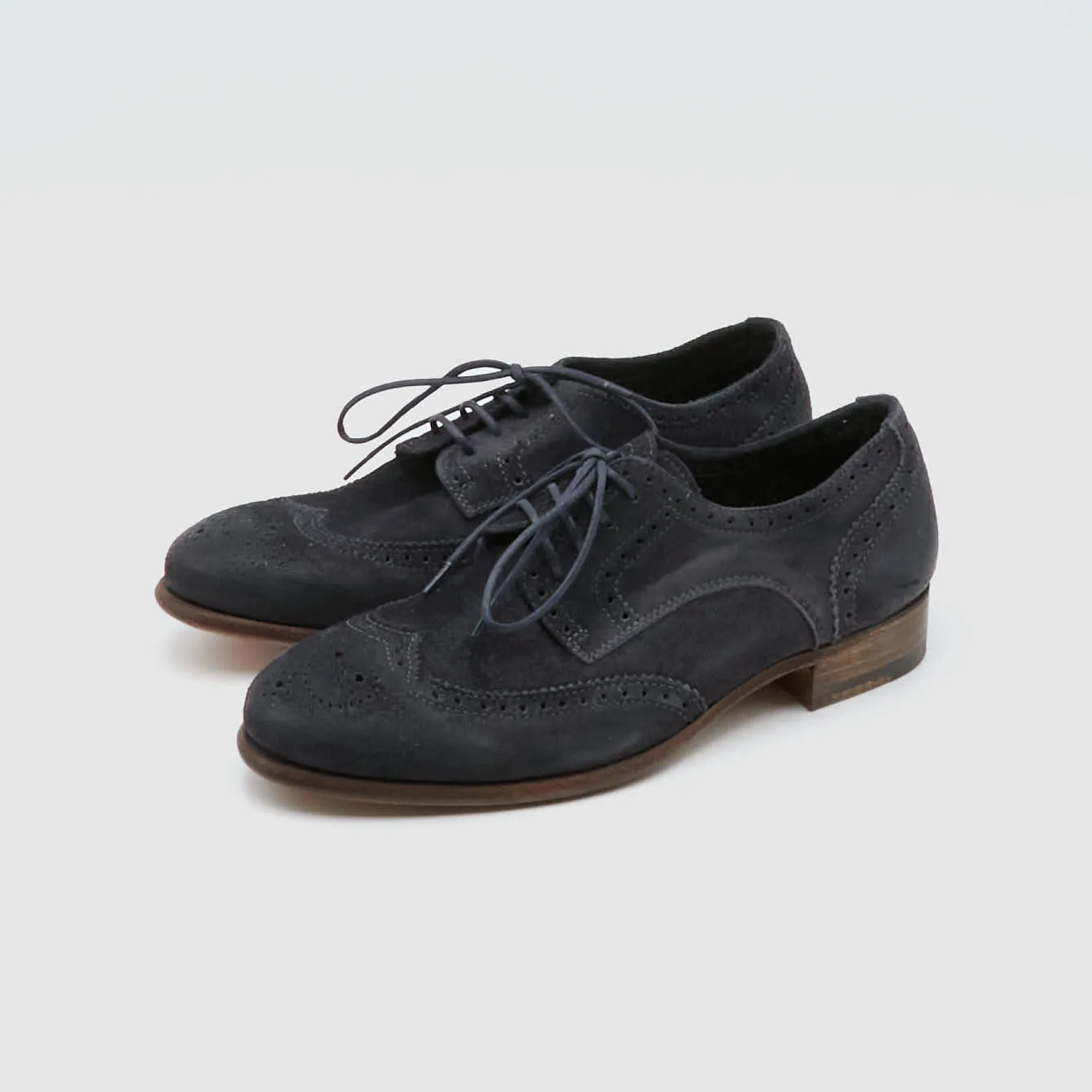 n.d.c. made by hand Ladies Suede  Brogues Shoes