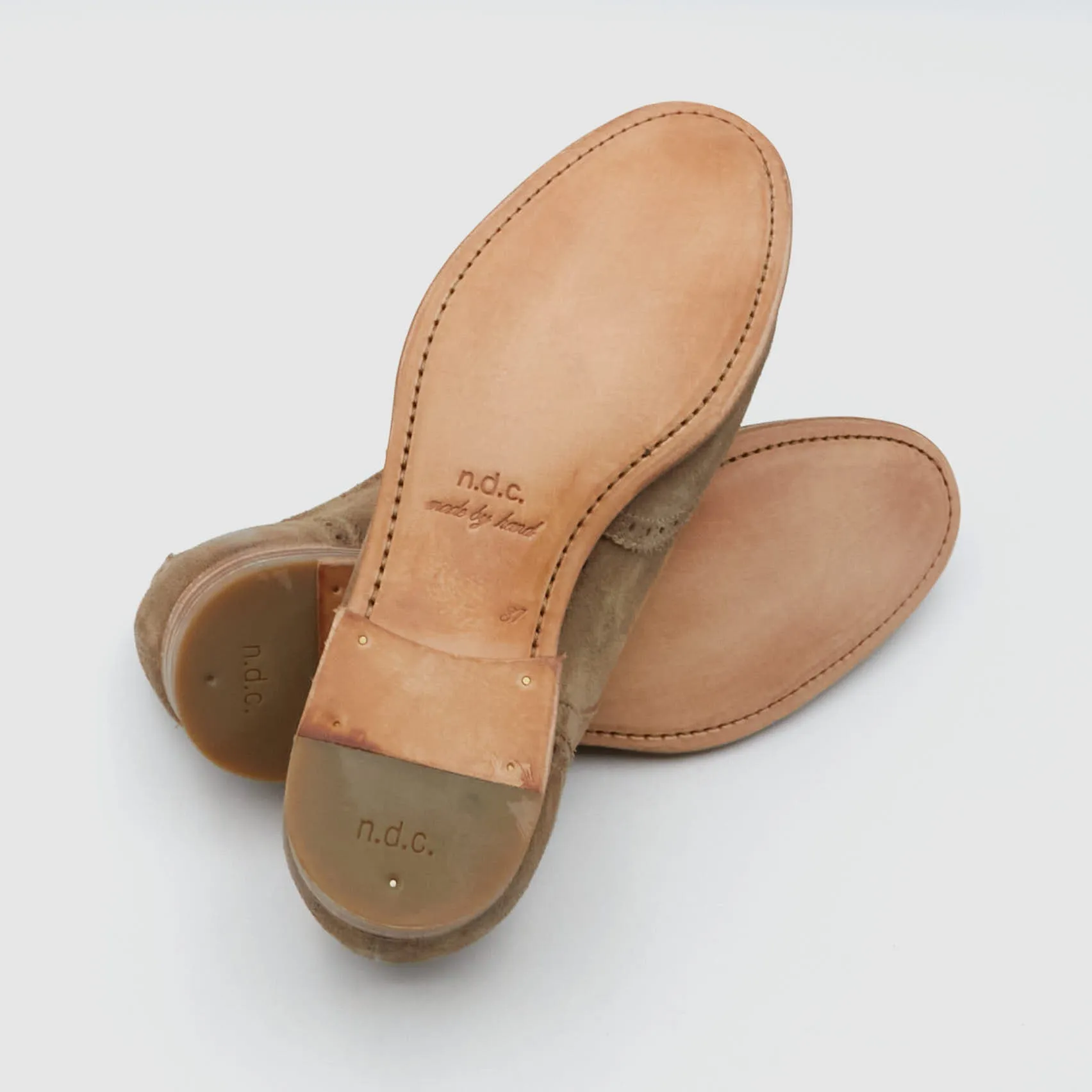 n.d.c. made by hand Ladies Suede  Brogues Shoes