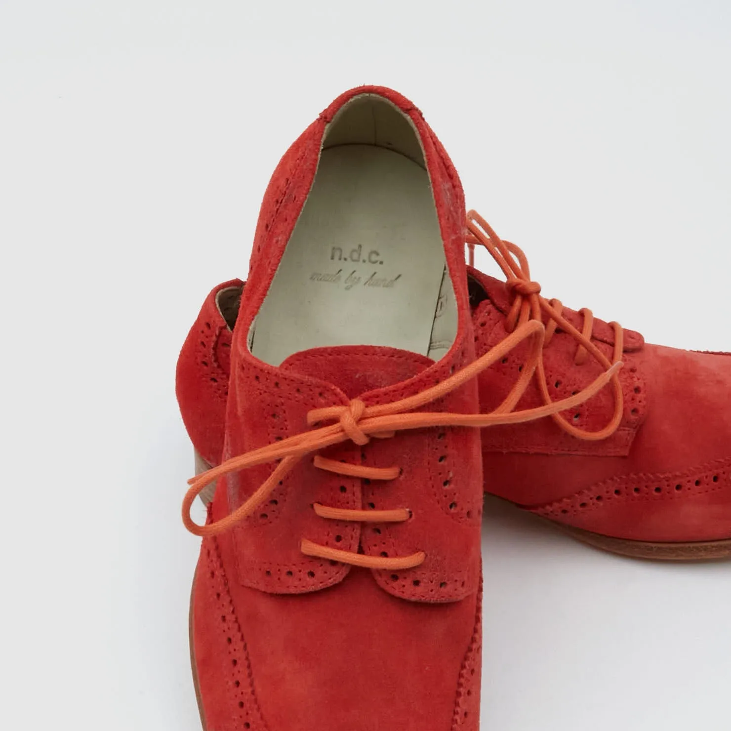 n.d.c. made by hand Ladies Suede  Brogues Shoes