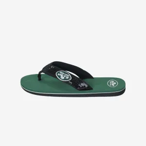 New York Jets Womens Sequin Flip Flop