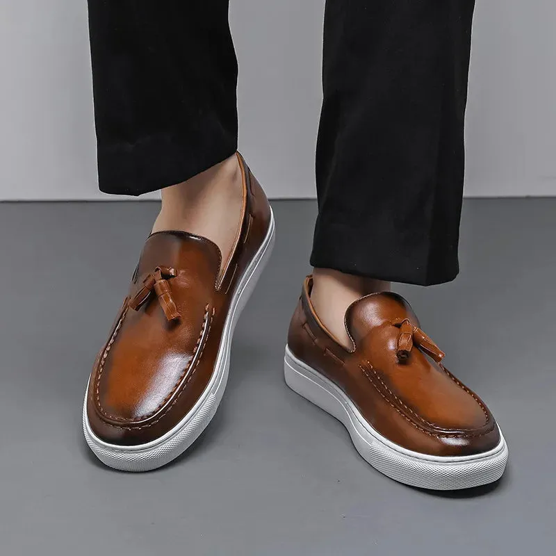 Nick Roy Leather Loafers