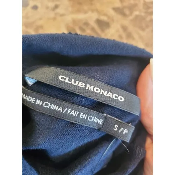 NWT Club Monaco Lightweight Wool/ Cashmere blend Turtleneck