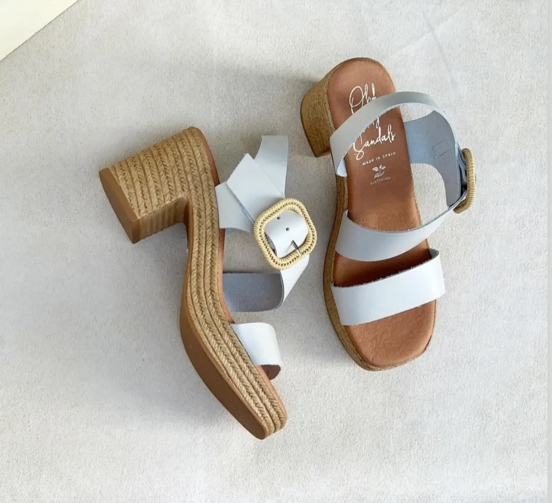Oh My Sandals - 5468 Ice Block Heel Sandal