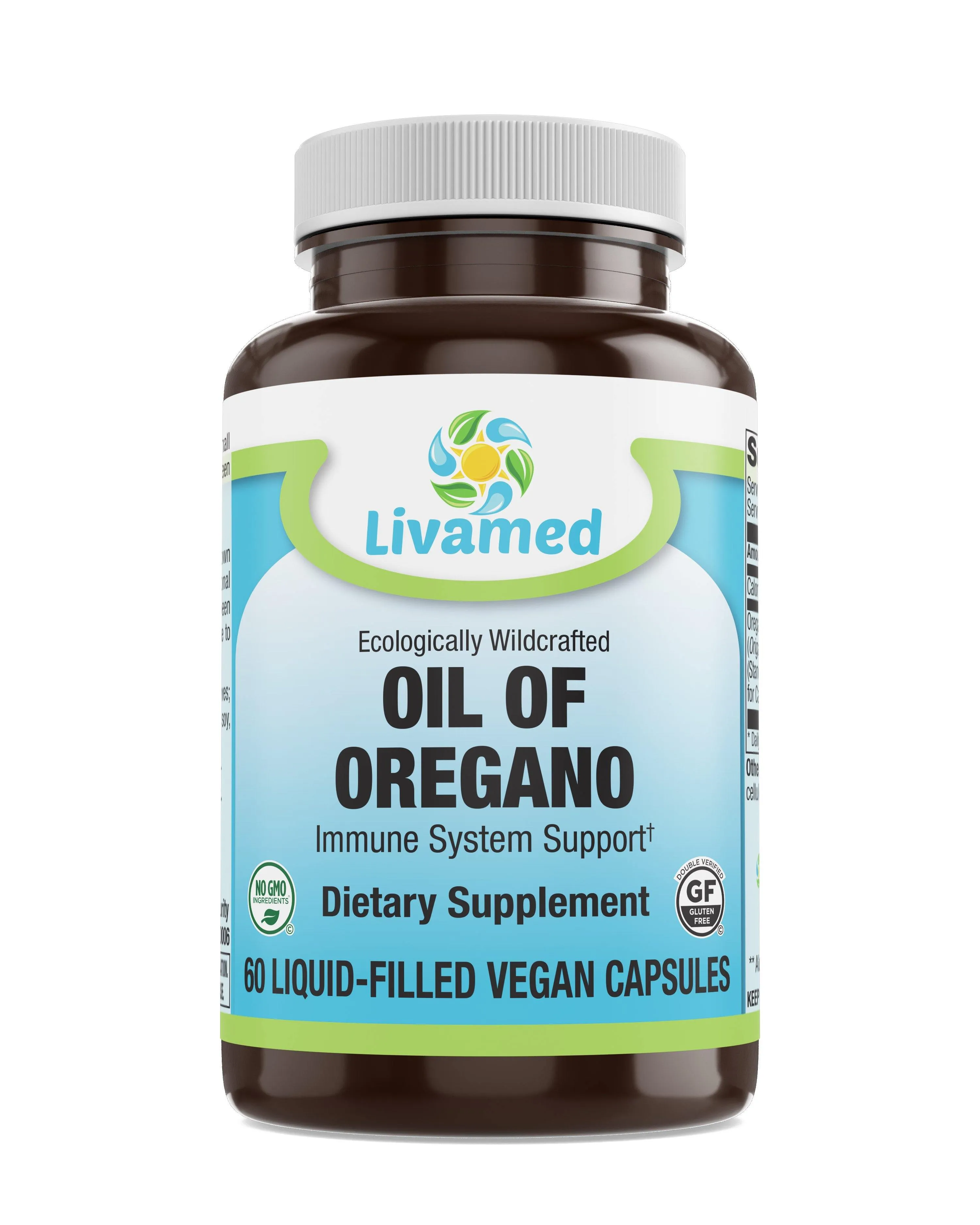 Oil of Oregano Liquid Filled Veg Caps 60 Count