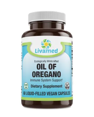 Oil of Oregano Liquid Filled Veg Caps 60 Count