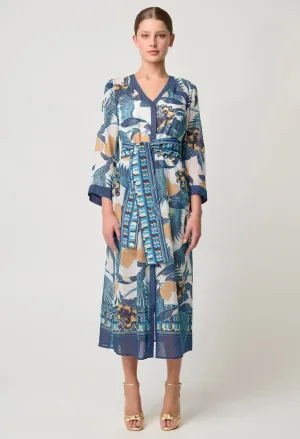 Once Was - Kimona Dress in Tukano Print