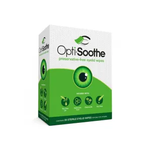 Opti-Soothe Eyelid Wipes  20 wipes