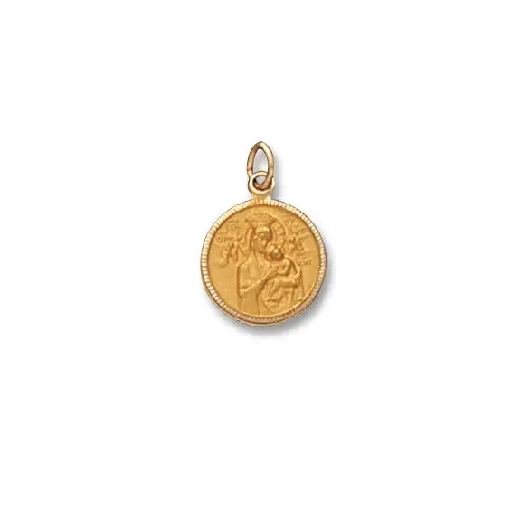 Our Lady of Perpetual Help 14K Yellow Beaded - Solid