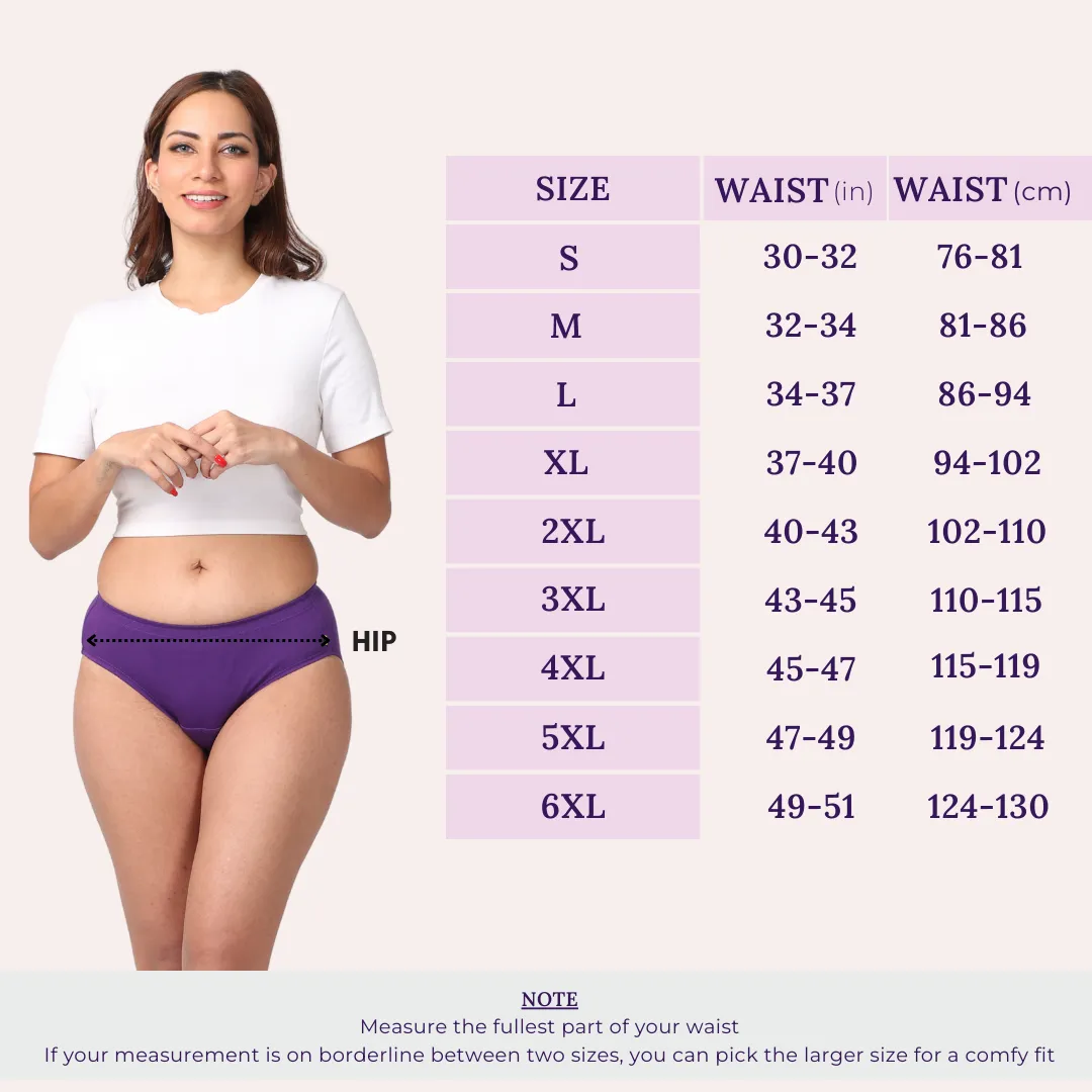 Pack Of 3 Women's Incontinence Briefs