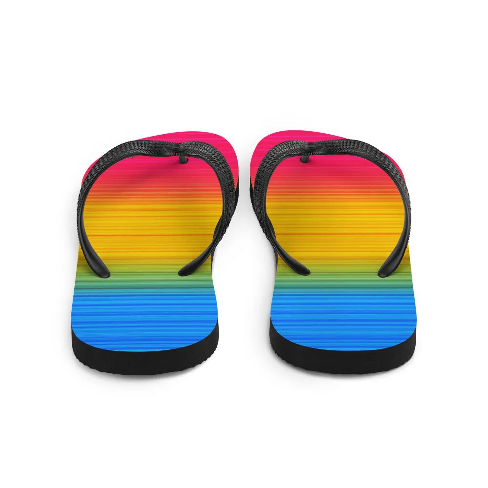 Pan Gradient Flip Flops