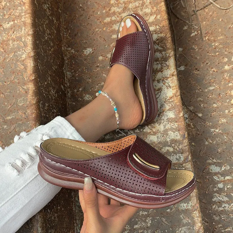 Peep Toe Hollow Women's Sandals