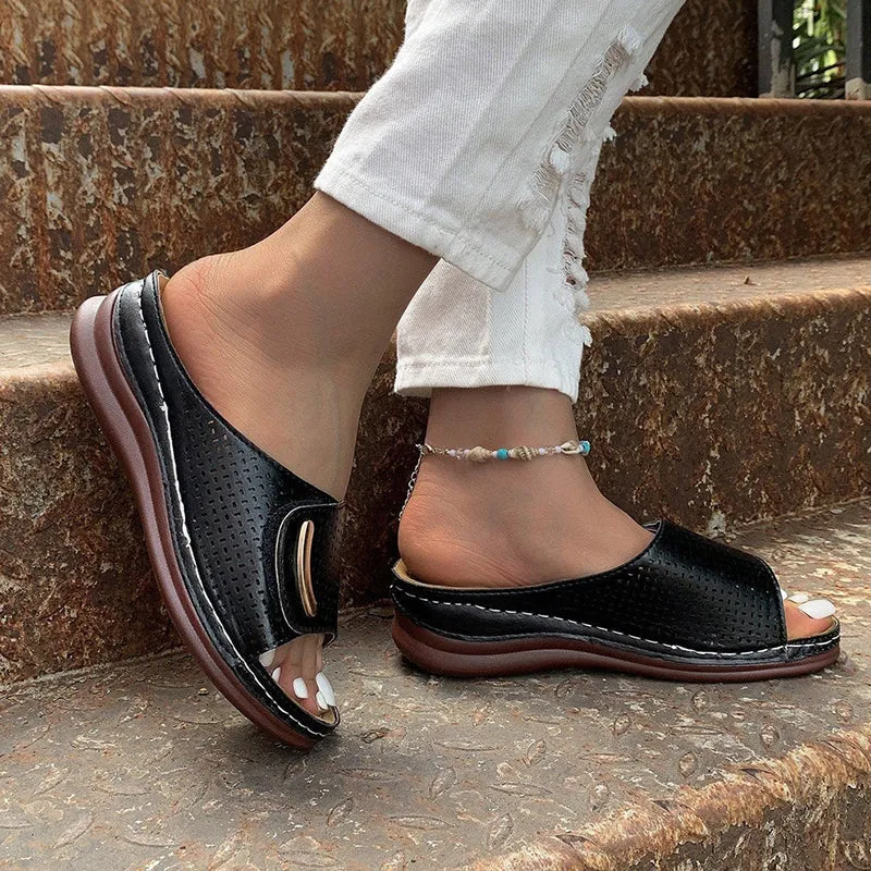 Peep Toe Hollow Women's Sandals