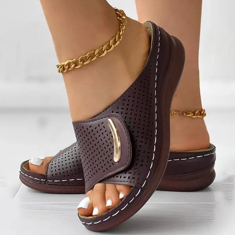 Peep Toe Hollow Women's Sandals