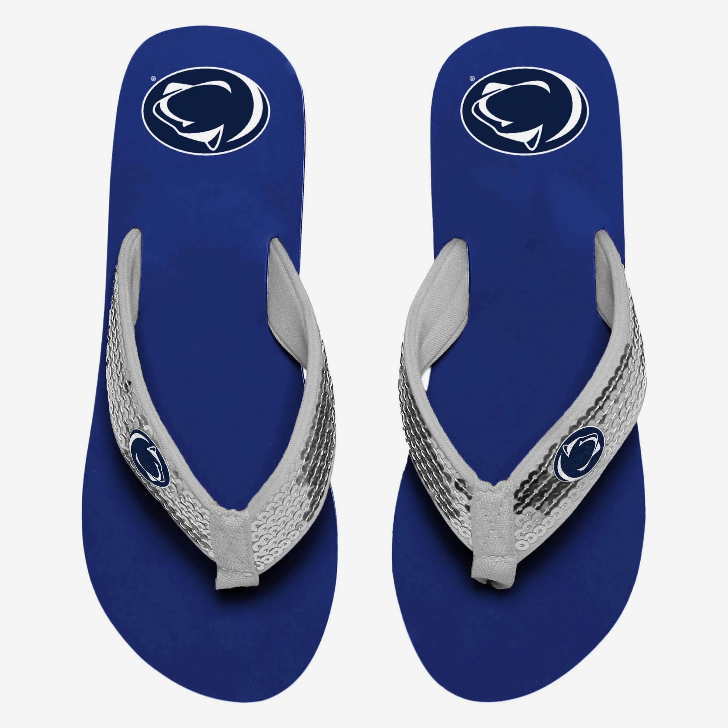 Penn State Nittany Lions Womens Sequin Flip Flop