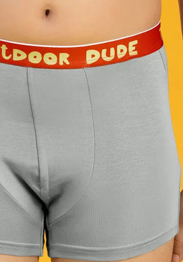 Playmate Boys Trunks Grey Tencel Modal