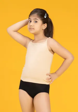 Primary Girls Spaghetti Beige Tencel Modal