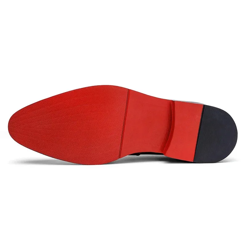 Red Sole Loafers Shoes